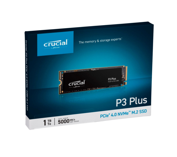 Crucial P3 Plus 1 To 5000 Mb/S M.2 PCI 4.0