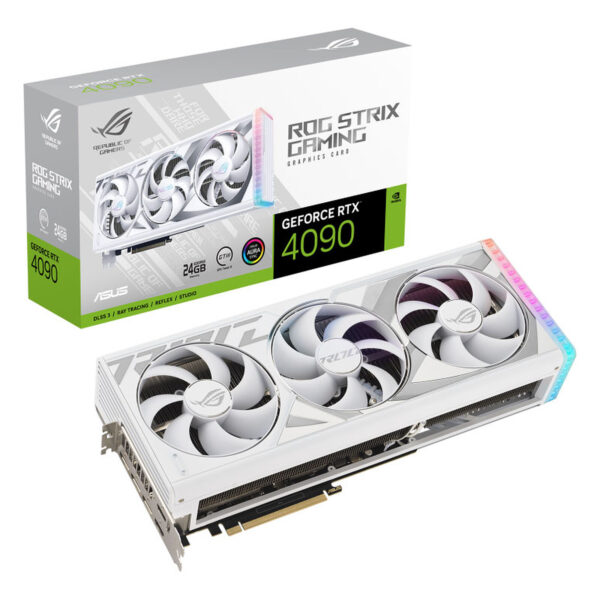 ASUS ROG Strix GeForce RTX 4090 White Edition 24GB ( configuration uniquement )