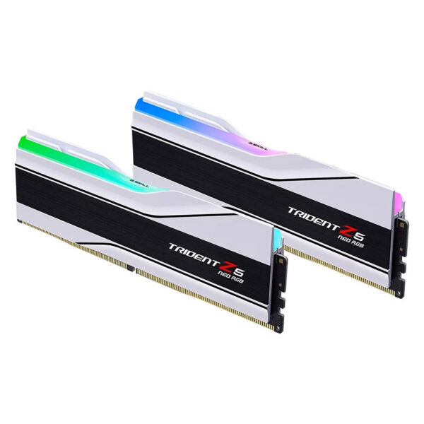 G.Skill Trident Z5 Neo RGB Series 32 Go (2x 32 Go) DDR5 6000 MHz CL36 Blanc XMP / EXPO – Image 2