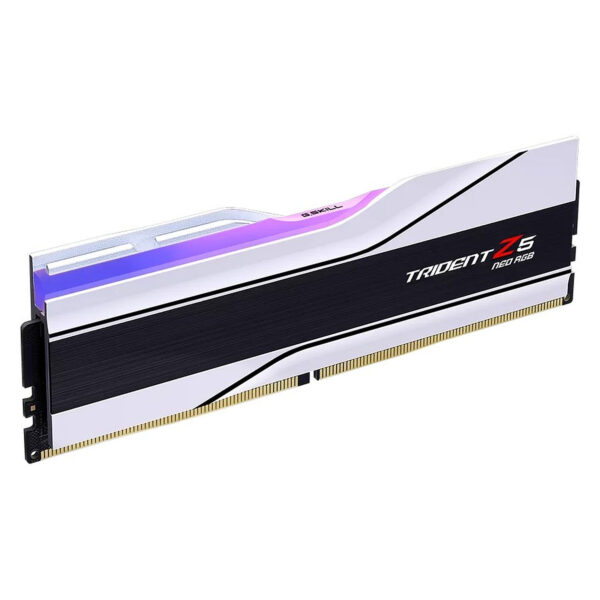 G.Skill Trident Z5 Neo RGB Series 32 Go (2x 32 Go) DDR5 6000 MHz CL36 Blanc XMP / EXPO – Image 3