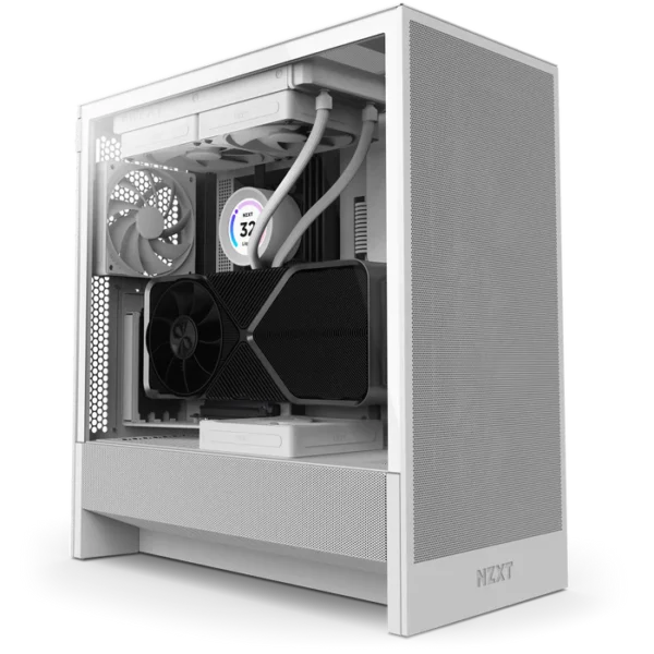 NZXT H5 Flow RGB Black / White " SANS RGB "