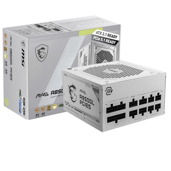 MSI MAG A850GL PCIE5 850W gold ATX 3.0 White