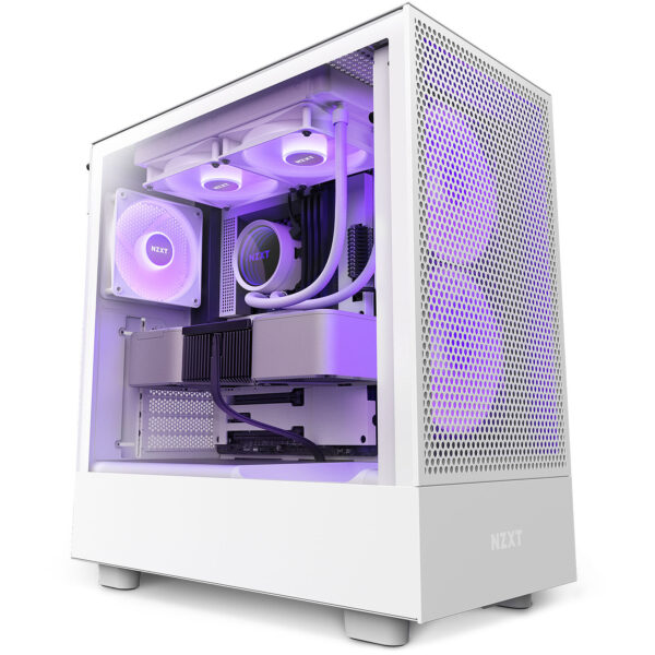 NZXT H5 Flow RGB Black / White " SANS RGB " – Image 2