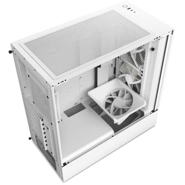 NZXT H5 Flow RGB Black / White " SANS RGB " – Image 5