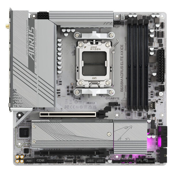Gigabyte B650M AORUS ELITE AX ICE – Image 2