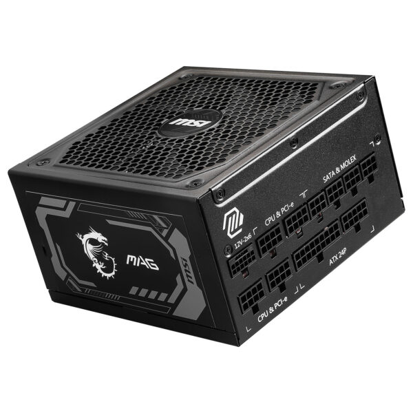 MSI MAG A1000GL PCIE5. 1000W gold ATX 3.1 – Image 2