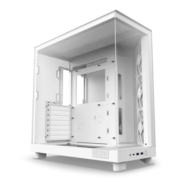 NZXT H6 Flow Blanc / Noir » SANS RGB « – Image 3