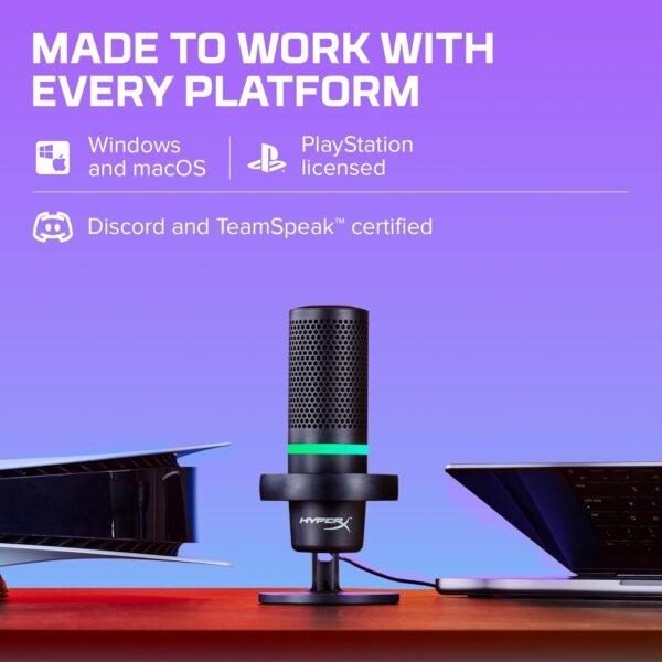 Microphone HyperX Duocast RGB LIGHT RING – Image 3