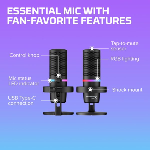 Microphone HyperX Duocast RGB LIGHT RING – Image 4