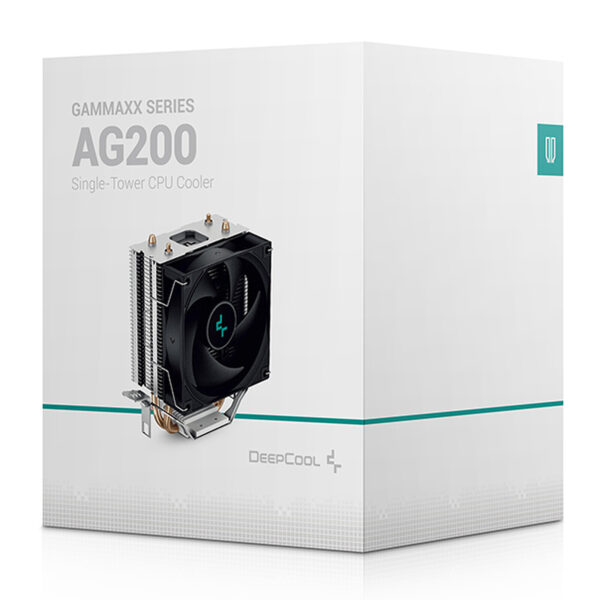 CPU AIR COOLER DEEPCOOL AG200 BLACK – Image 3