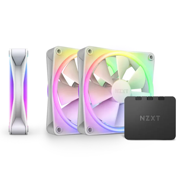 NZXT F120 RGB Duo Triple Pack BLACK/WHITE