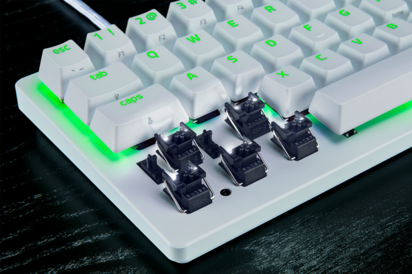 Clavier Razer Huntsman V3 Pro Mini WHITE QWERTZ 60% – Image 3