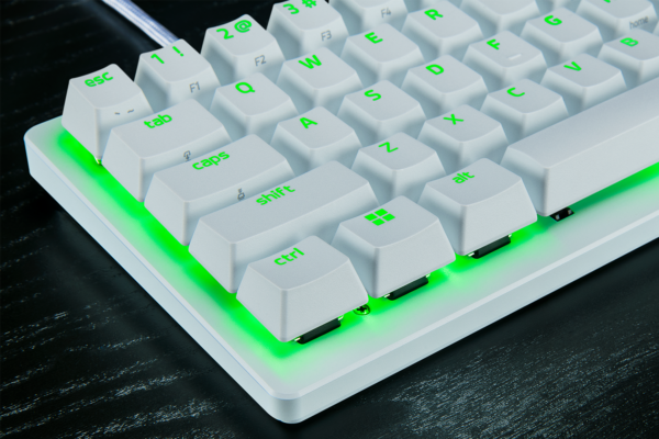Clavier Razer Huntsman V3 Pro Mini WHITE QWERTZ 60% – Image 4