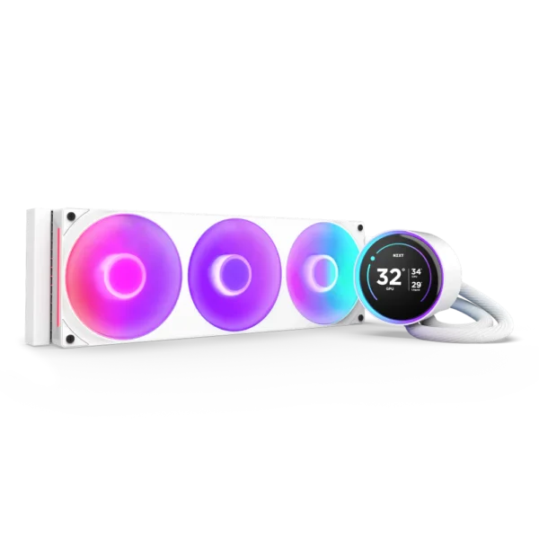NZXT Kraken Elite 360 WHITE RGB / 2.72" IPS LCD & RGB