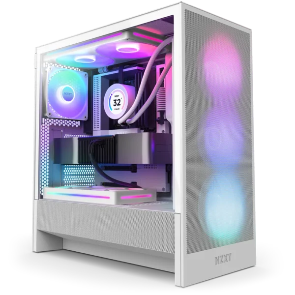 NZXT H5 Flow (2024) RGB Black/white