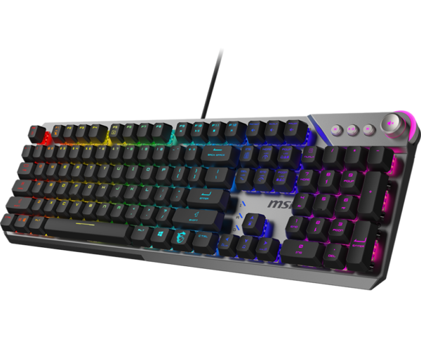 Clavier MSI STRIKE 600 Switches Tactiles Kailh Midnight Pro – Image 2