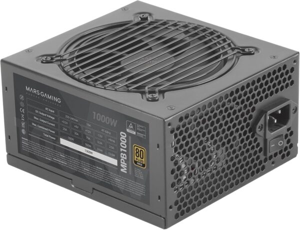 Mars Gaming MPB1000 1000W GOLD 80 plus Modulaire ATX 3.1 PCIe 5.1 – Image 3