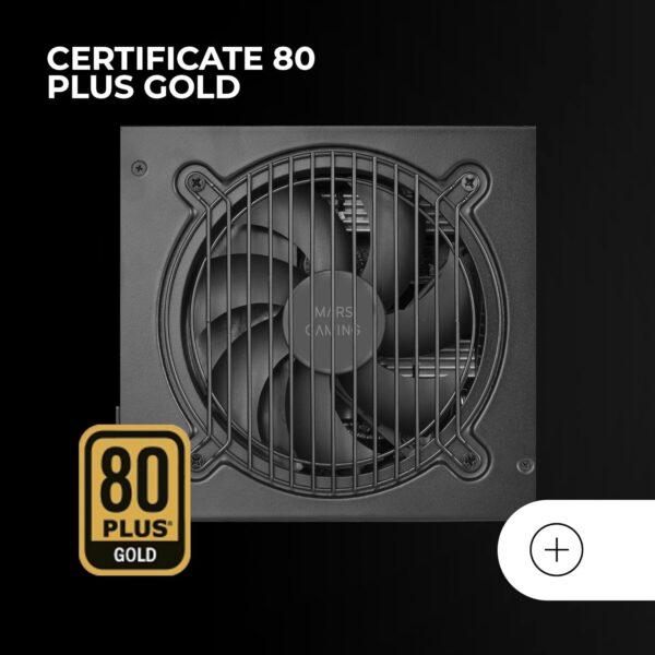 Mars Gaming MPB1000 1000W GOLD 80 plus Modulaire ATX 3.1 PCIe 5.1