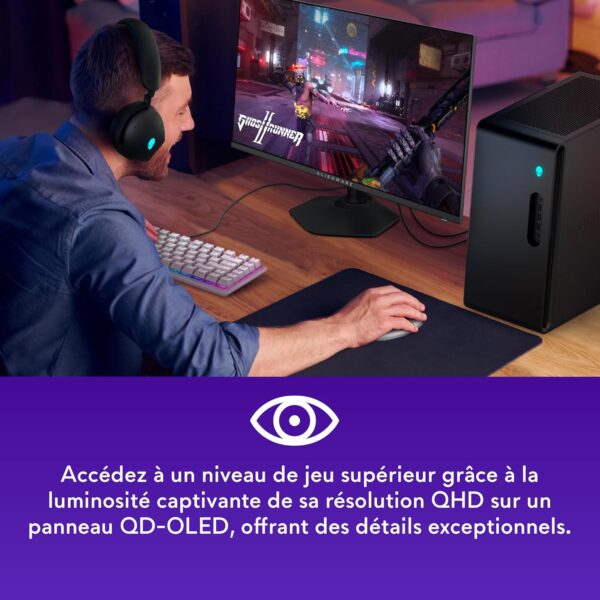 Alienware AW2725DF 27" QHD 360Hz / QD OLED / 0.03ms / 99.3% DCI-P3 / HDR400 / USB-C – Image 3