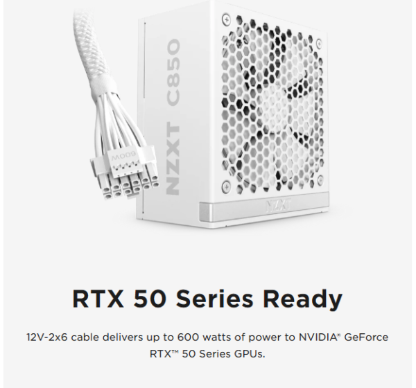 NZXT C850 Gold ATX 3.1 850W GOLD Fully modular 2024 – Image 7