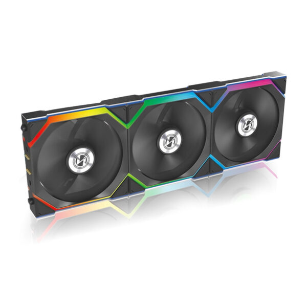 Lian Li Uni Fan SL Wireless 120 (noir) Pack de 3 + Controleur WIFI ( NORMAL / REVERSED ) – Image 2