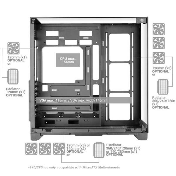Mars Gaming MC-Vision Black / White – Image 3