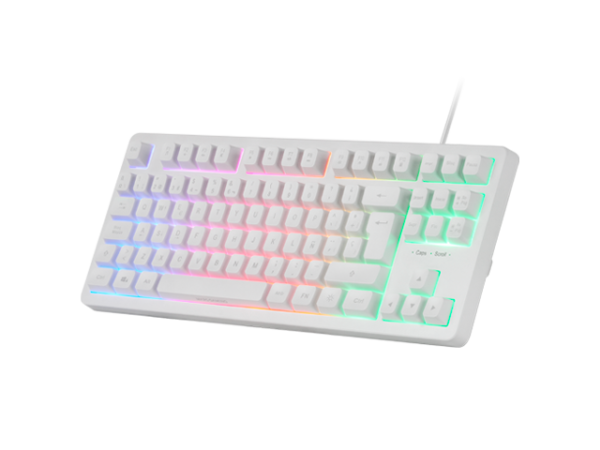 Clavier Mars Gaming TKL MK023 Noir, Blanc / Membrane technologie H-Mech RED – Image 2