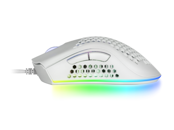 SOURIS MARS GAMING MMEX 32000DPI RGB Switches Optiques Noir, Blanc – Image 7