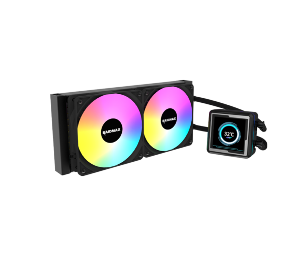WATERCOOLING RAIDMAX LM240 LCD ARGB ( BLACK )