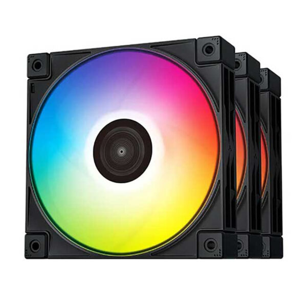 PACK FANS DEEPCOOL FC120 ( BLACK/WHITE )