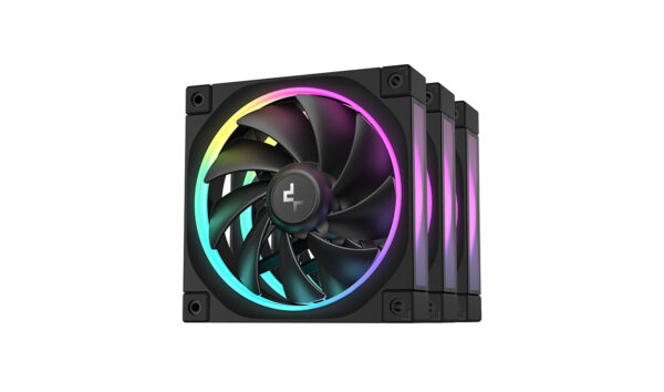 PACK FANS DEEPCOOL FL12 ( BLACK / WHITE )