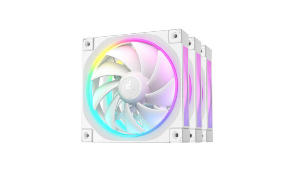 PACK FANS DEEPCOOL FL12 ( BLACK / WHITE ) – Image 2