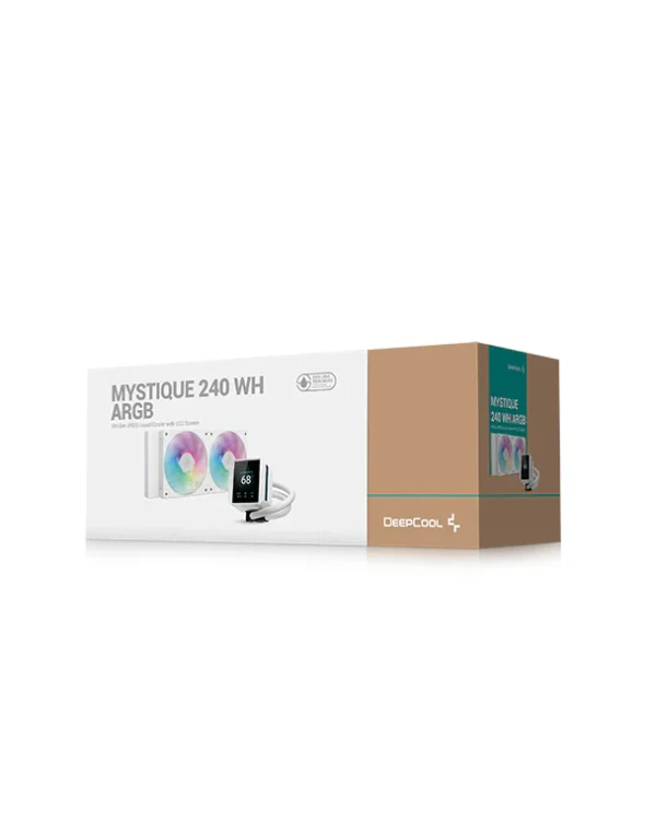 DEEPCOOL MYSTIQUE 240 ARGB WHITE – Image 4