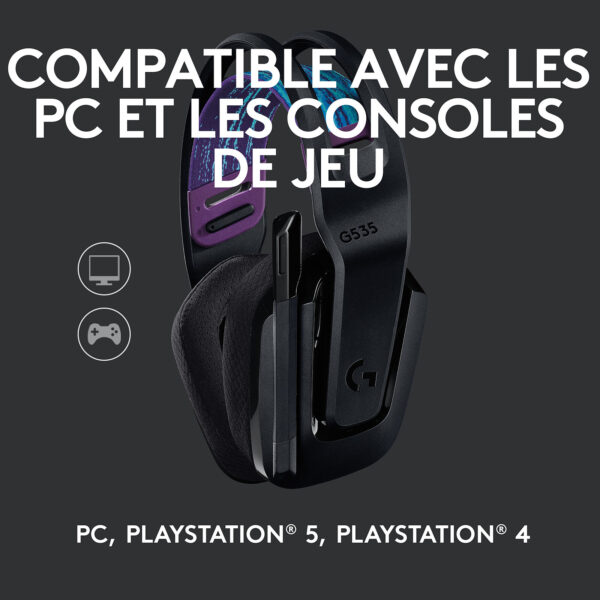 LOGITECH G535 LIGHTSPEED WIRELESS – Image 2