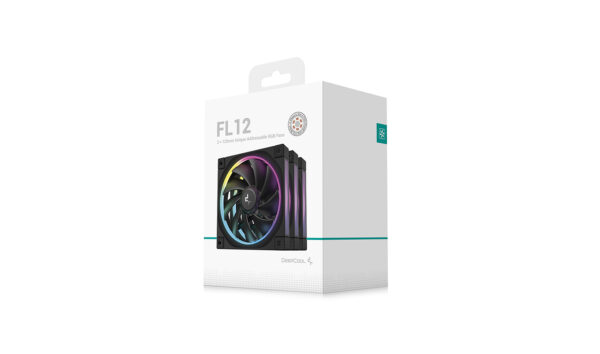 PACK FANS DEEPCOOL FL12 ( BLACK / WHITE ) – Image 7