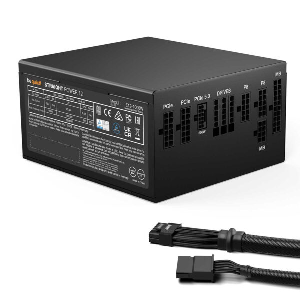 be quiet! Straight Power 12 1000W 80PLUS Platinum ( 10/10 ) SANS CARTON – Image 4