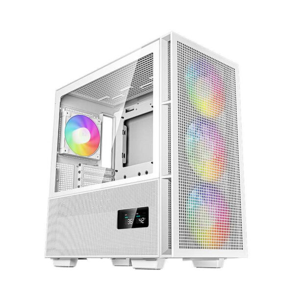 DEEPCOOL CH560 DIGITAL ( BLACK/WHITE ) 4 FANS ARGB – Image 2