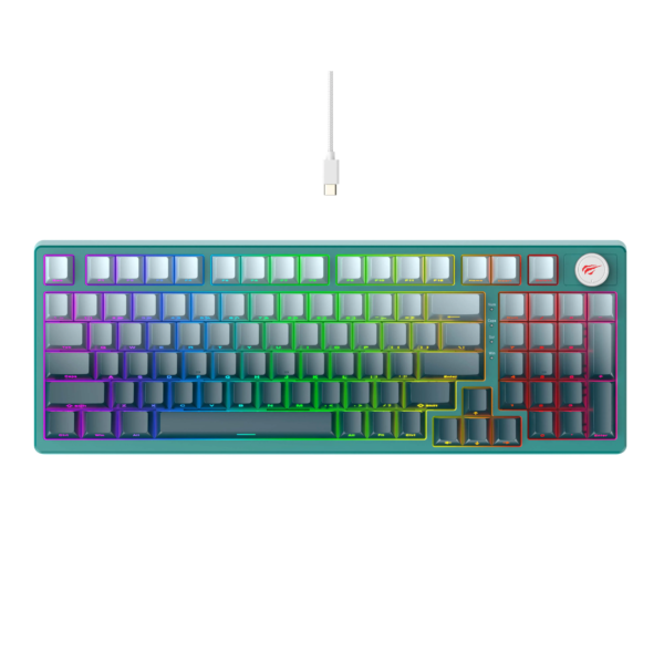 HAVIT KB899L RGB WHITE/GREEN