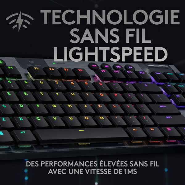 LOGITECH G915 TKL LIGHTSPEED WIRELESS MECANIQUE – Image 3