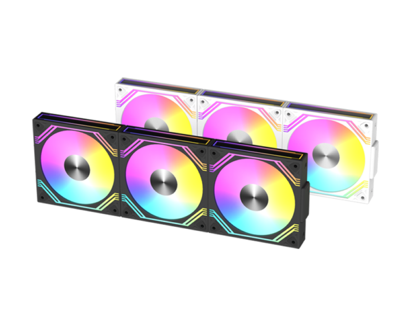 KIT DE VENTILOS RAIDMAX MODULAIRE 3 IN 1 ARGB BLACK