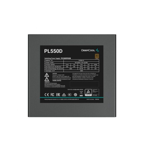 DEEPCOOL 550WTT PL550-D - 80 PLUS BRONZE – Image 3