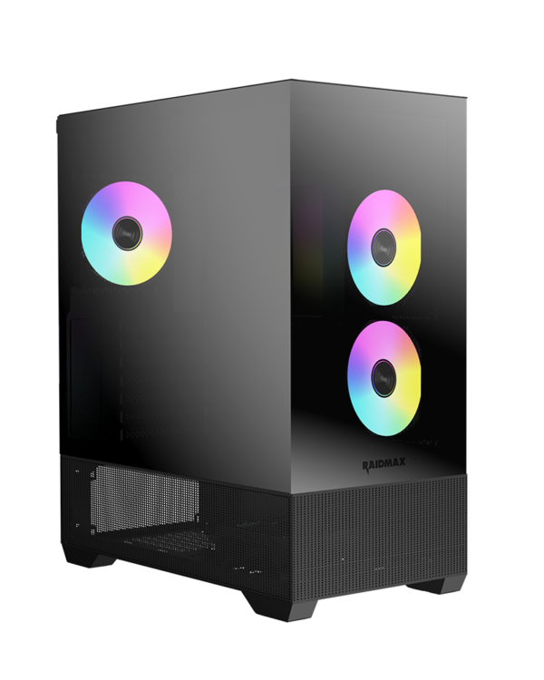 RAIDMAX I801 AIR CHROME BLACK X3 FAN ARGB