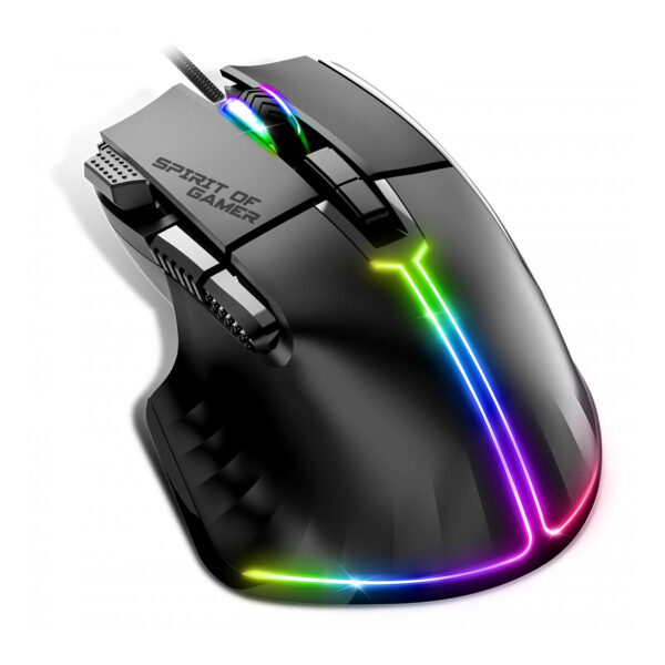 SOURIS SPIRIT OF GAMER PRO-M5 RGB BLACK 12800DPI – Image 3