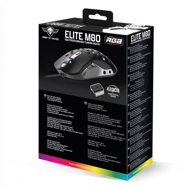 SOURIS SPIRIT OF GAMER ELITE-M80 RGB – Image 4
