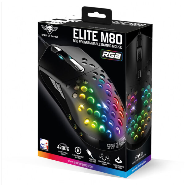SOURIS SPIRIT OF GAMER ELITE-M80 RGB – Image 5