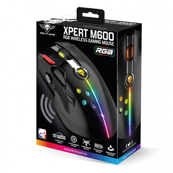 SOURIS SPIRIT OF GAMER XPERT M600 WIRELESS RGB – Image 5