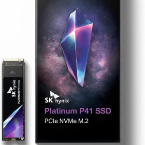 SSD SK Hynix Platinum P41 1tb PCIe 4.0 NVMe Gen4 M.2 2280 jusqu'à 7000 Mo/s