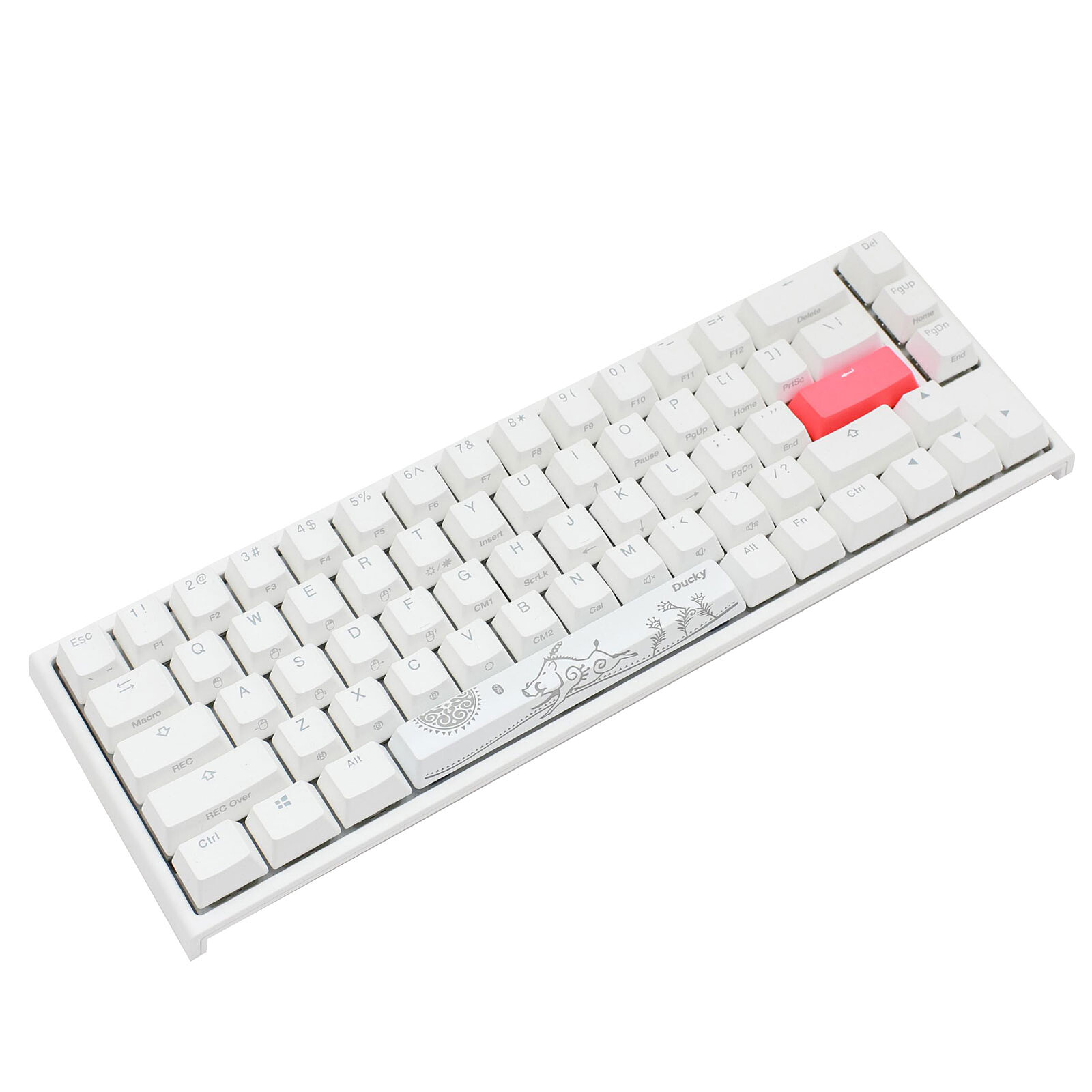 Ducky One 2 SF Gaming Keyboard, MX-Blue, RGB LED - WHITE ( AZERTY ) OPEN BOX – Image 3