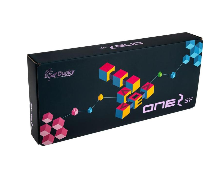 Ducky One 2 SF Gaming Keyboard, MX-Blue, RGB LED - WHITE ( AZERTY ) OPEN BOX