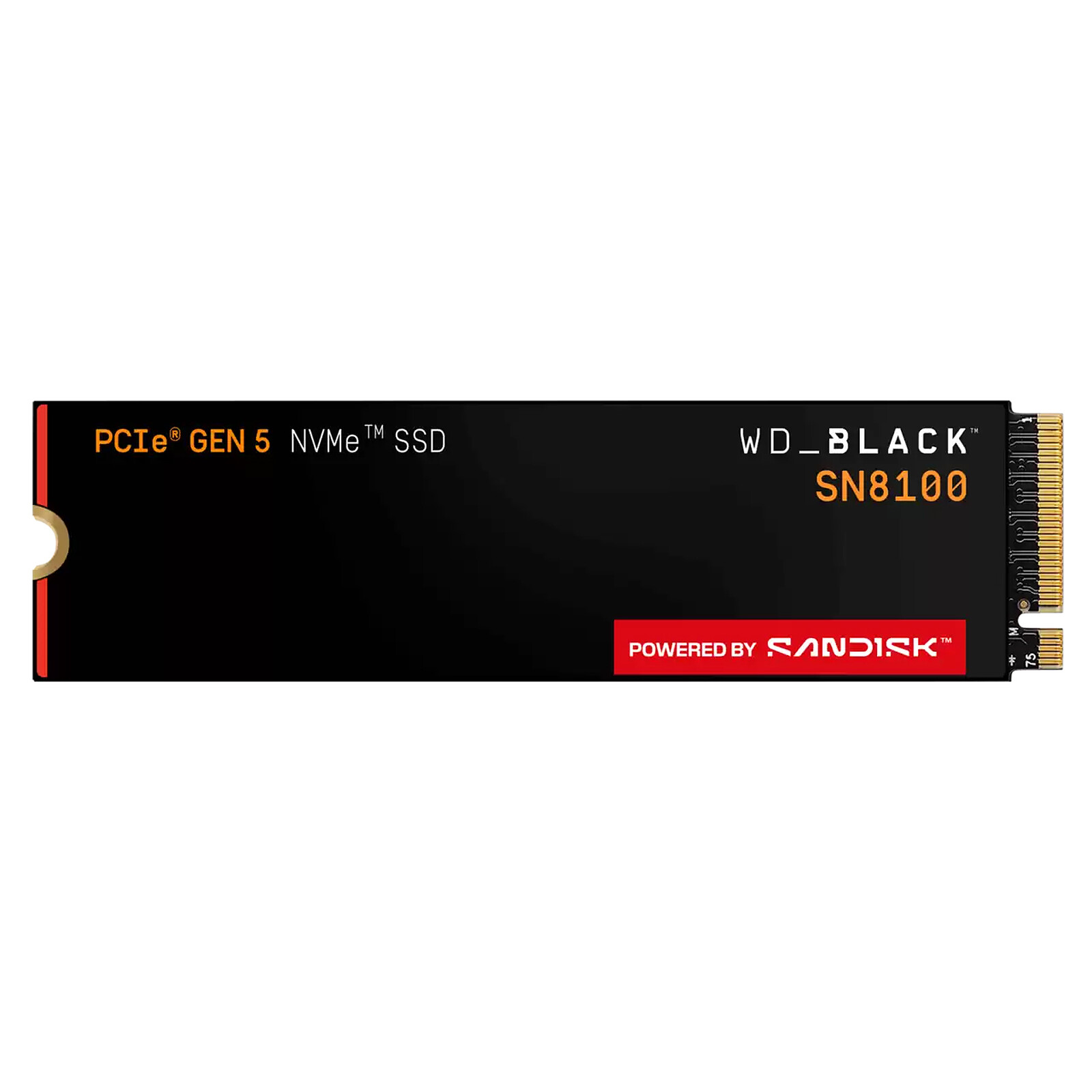 WD 1TB WD_BLACK SN8100 NVMe PCIe 5.0 14800Mb/s